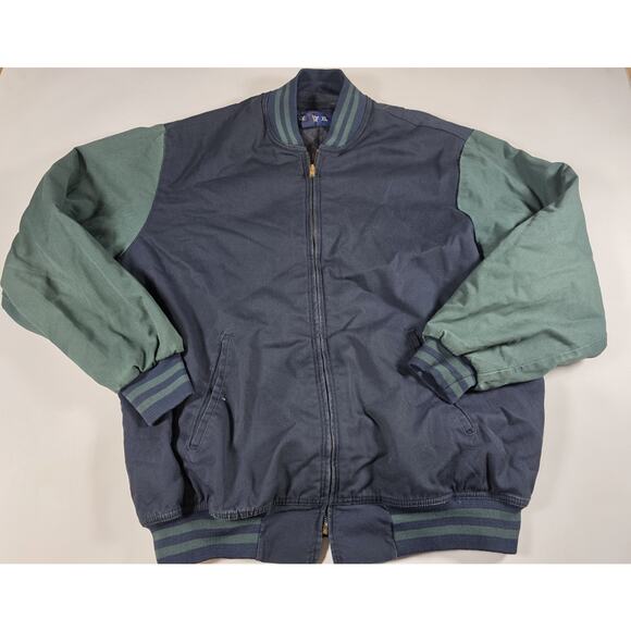 Dickies Other - Vintage 90s Dickies Eisenhower Jacket Work Bomber Jacket Grunge Sz XL Green Blue